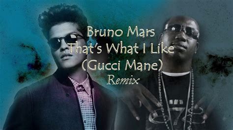 bruno mars gucci mane letra español y ingles